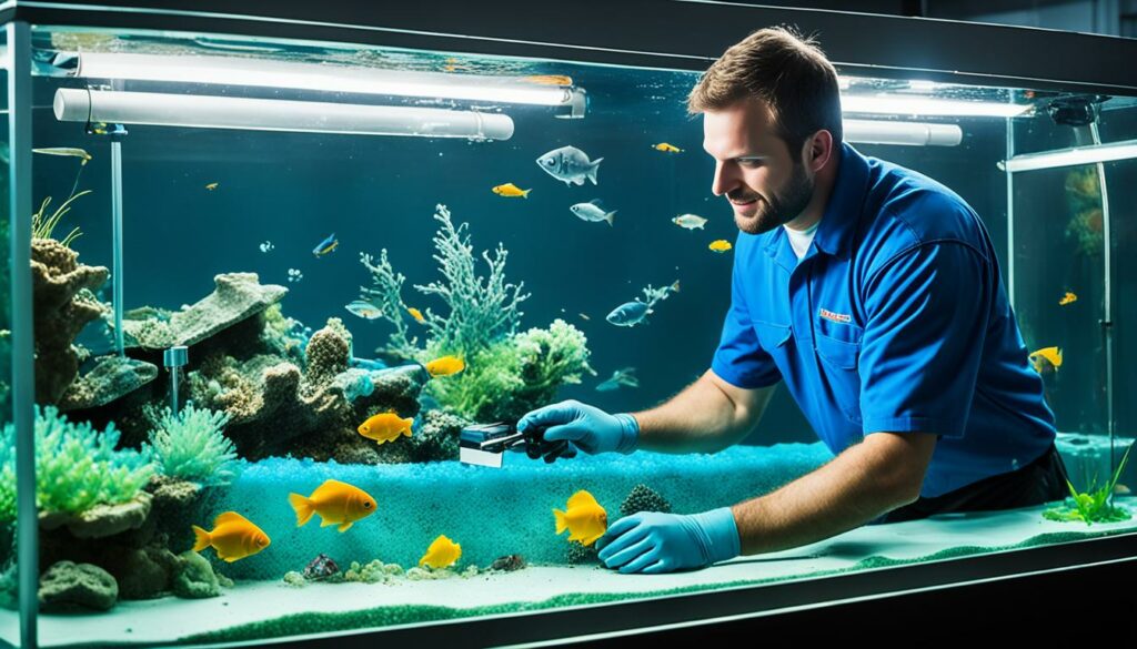 Professionelle Aquarium Reparaturdienste